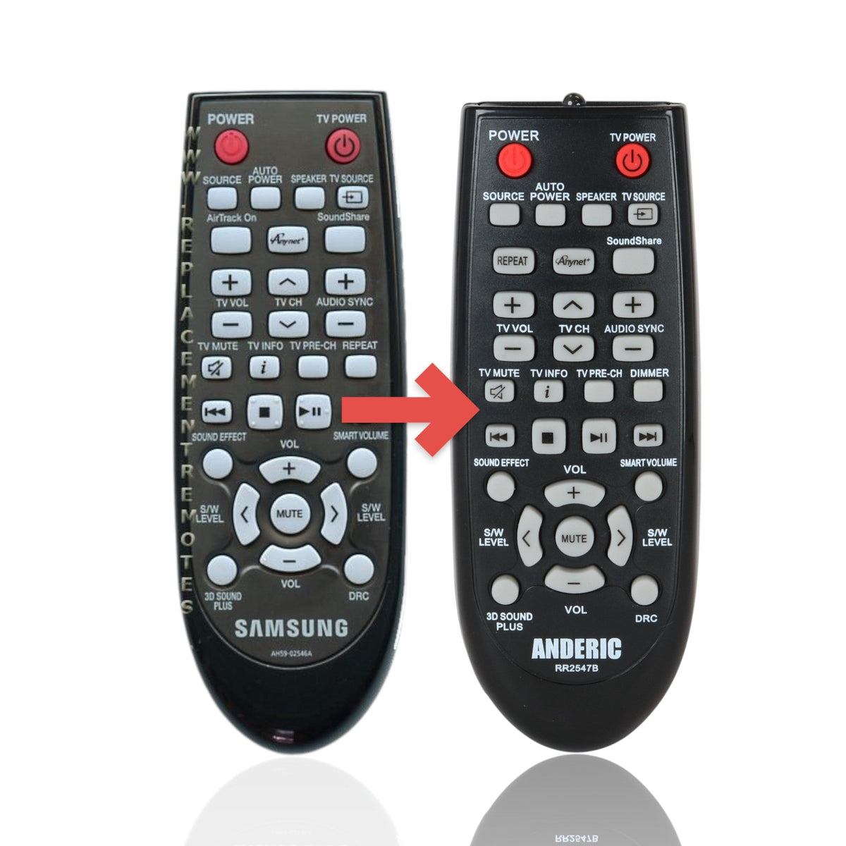 Samsung AH59-02546A Sound Bar Remote Control - AH5902546A