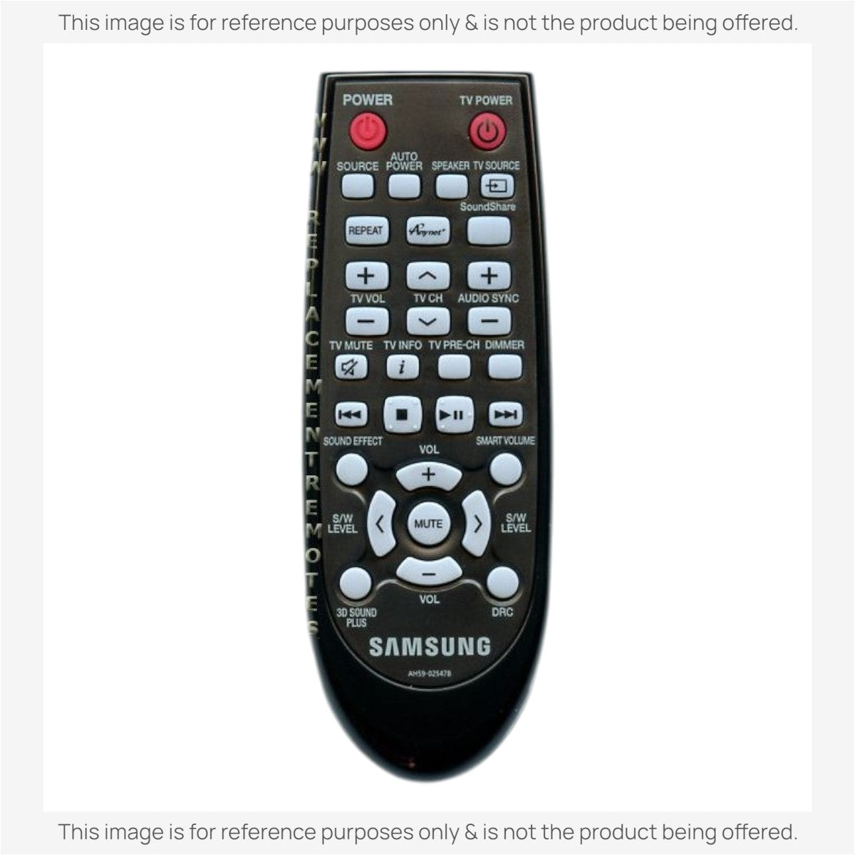Samsung AH59-02547B Sound Bar Remote Control - AH5902547B