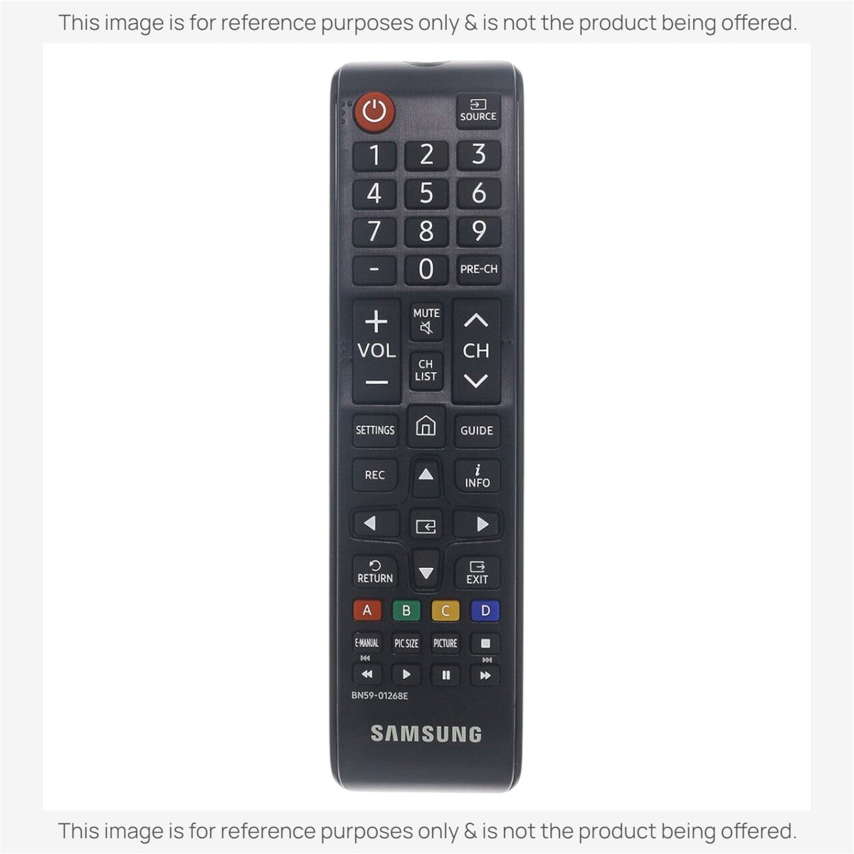 Samsung BN59-01268E 2017 IR TV Remote Control - BN5901268E