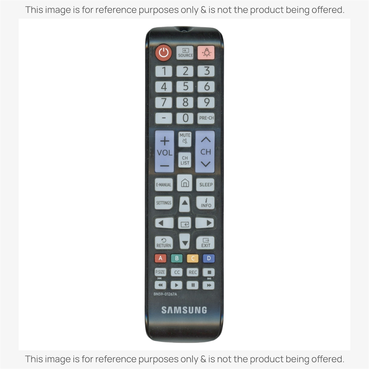 Samsung BN59-01267A 2017 IR TV Remote Control - BN5901267A