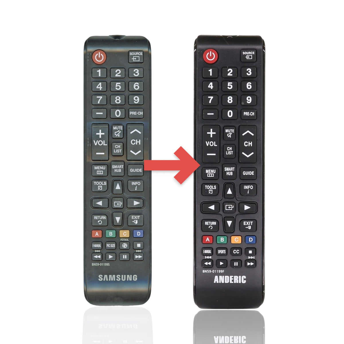 Samsung BN59-01199S TV Remote Control - BN5901199S