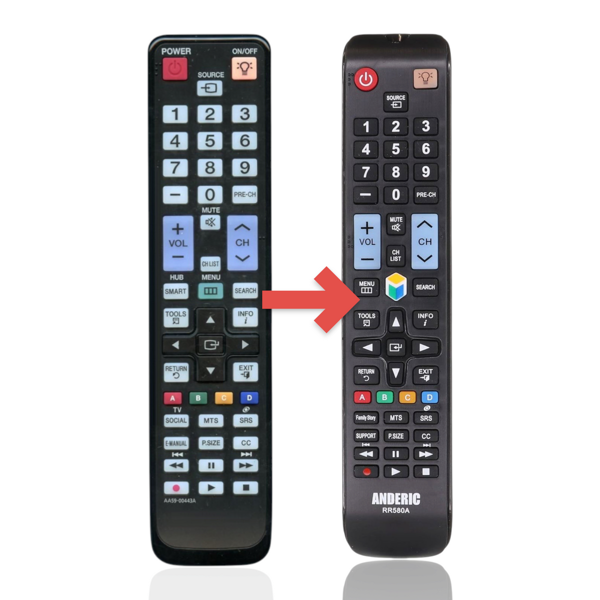 Samsung AA59-00443A TV Remote Control - AA5900443A