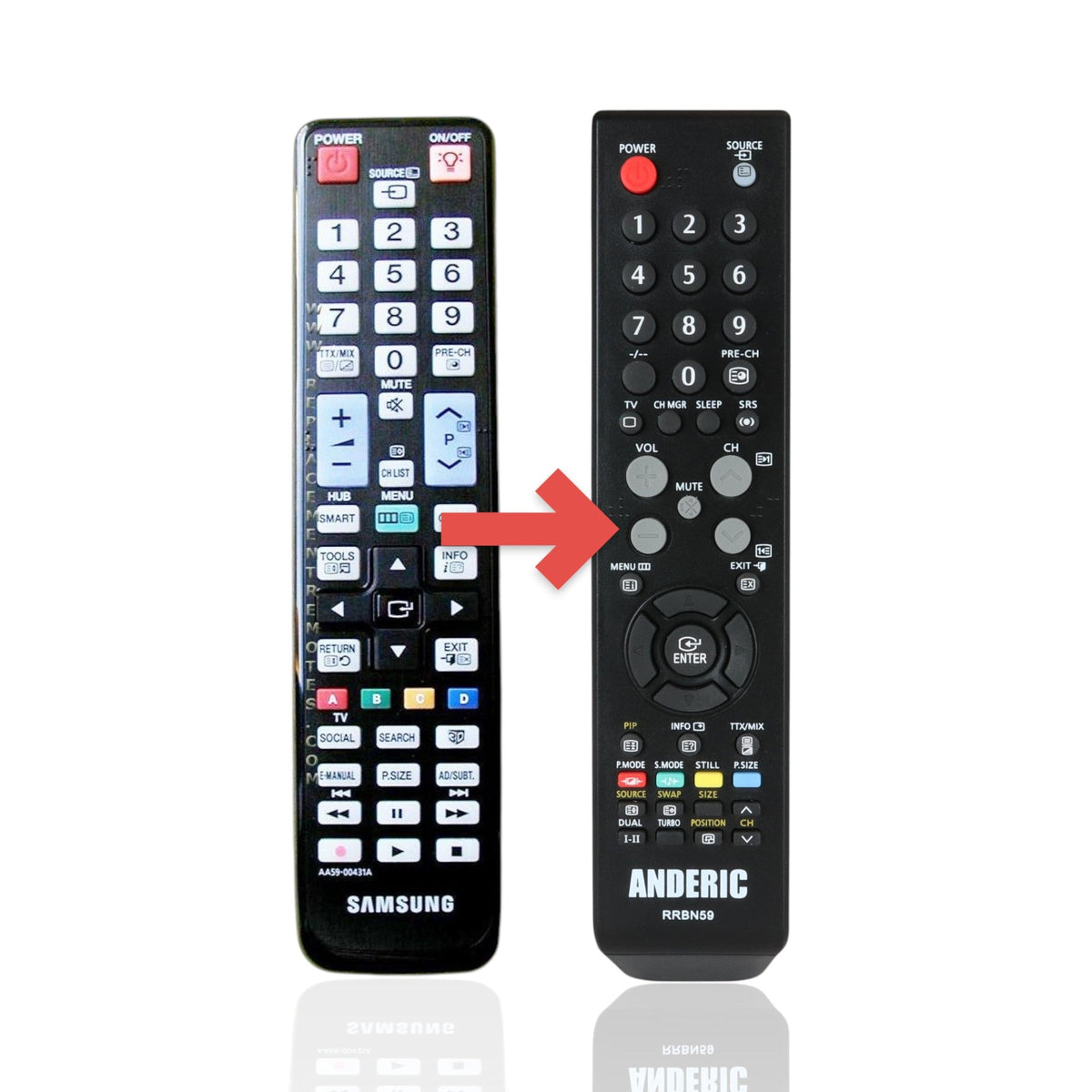Samsung AA59-00431A TV Remote Control - AA5900431A