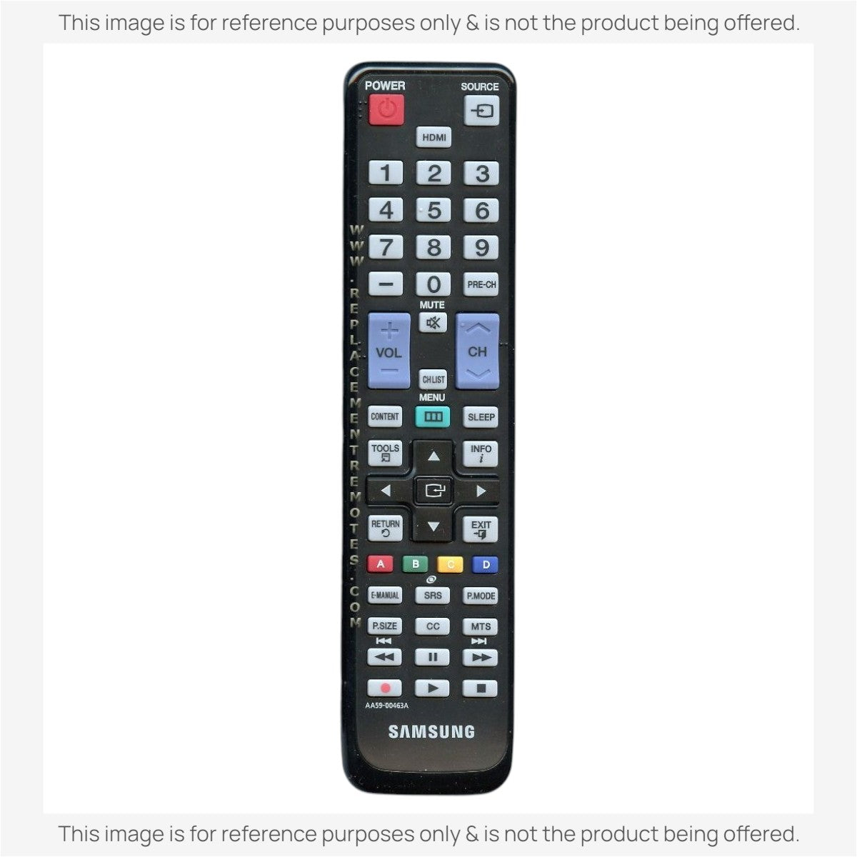 Samsung AA59-00463A TV Remote Control - AA5900463A