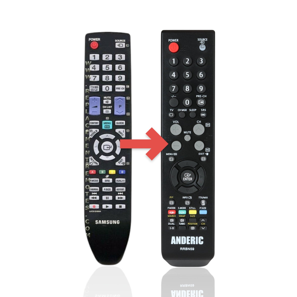 Samsung AA59-00484A TV Remote Control - AA5900484A