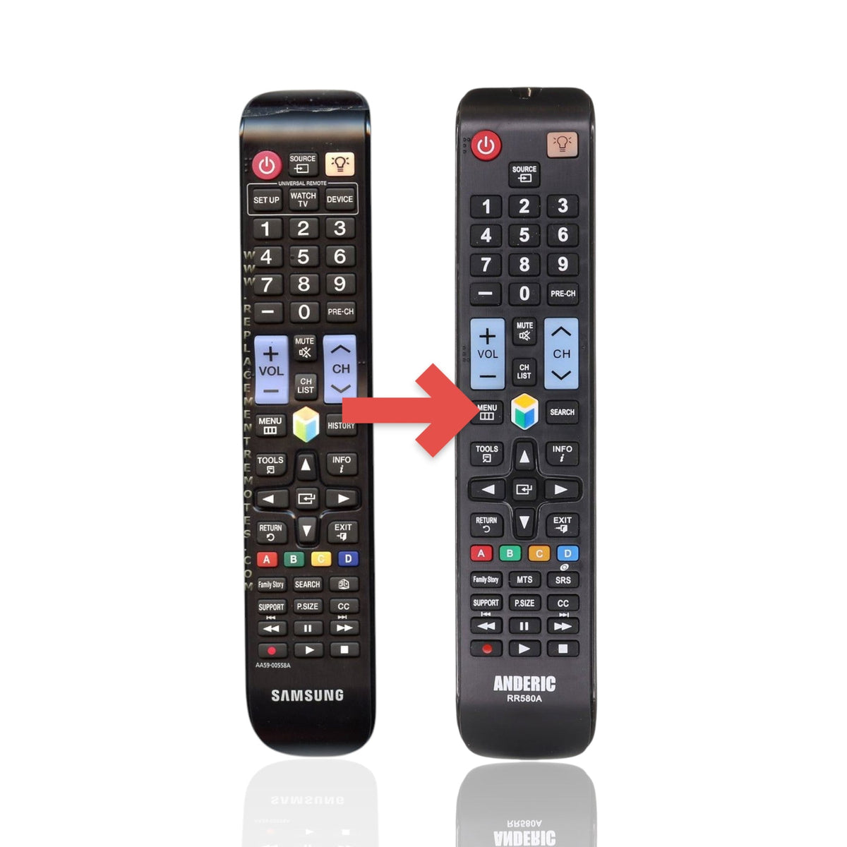 Samsung AA59-00558A TV Remote Control - AA5900558A