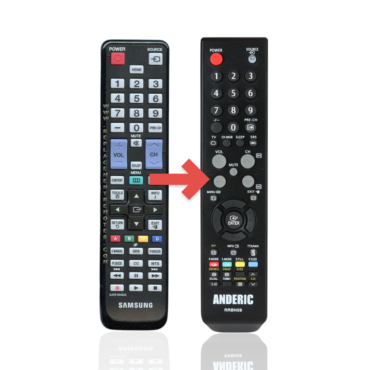 Samsung AA59-00463A TV Remote Control - AA5900463A