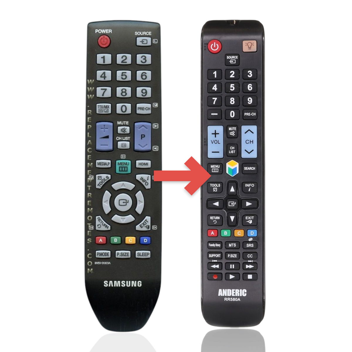 Samsung BN59-01003A TV Remote Control - BN5901003A