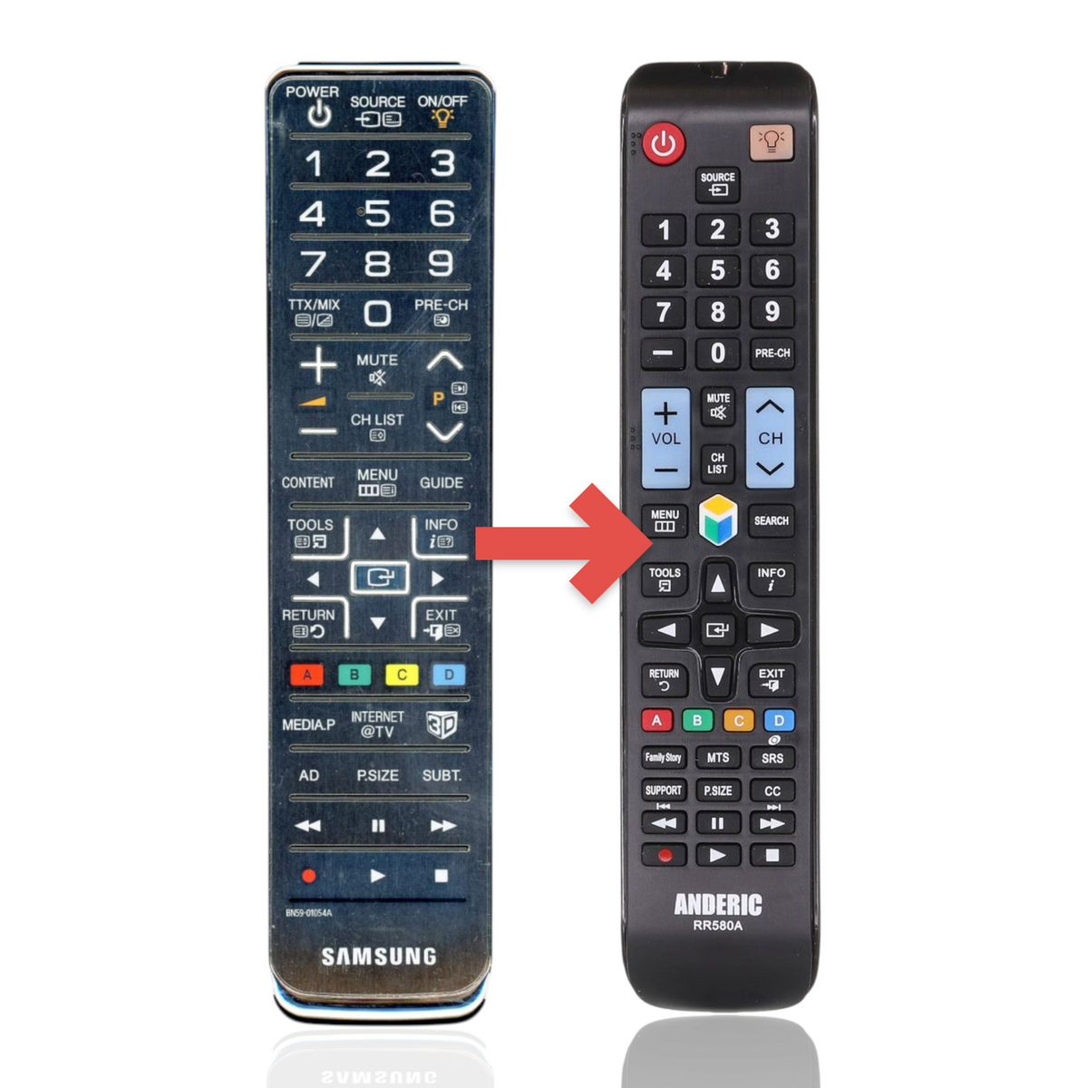 Samsung BN59-01054A TV Remote Control - BN5901054A