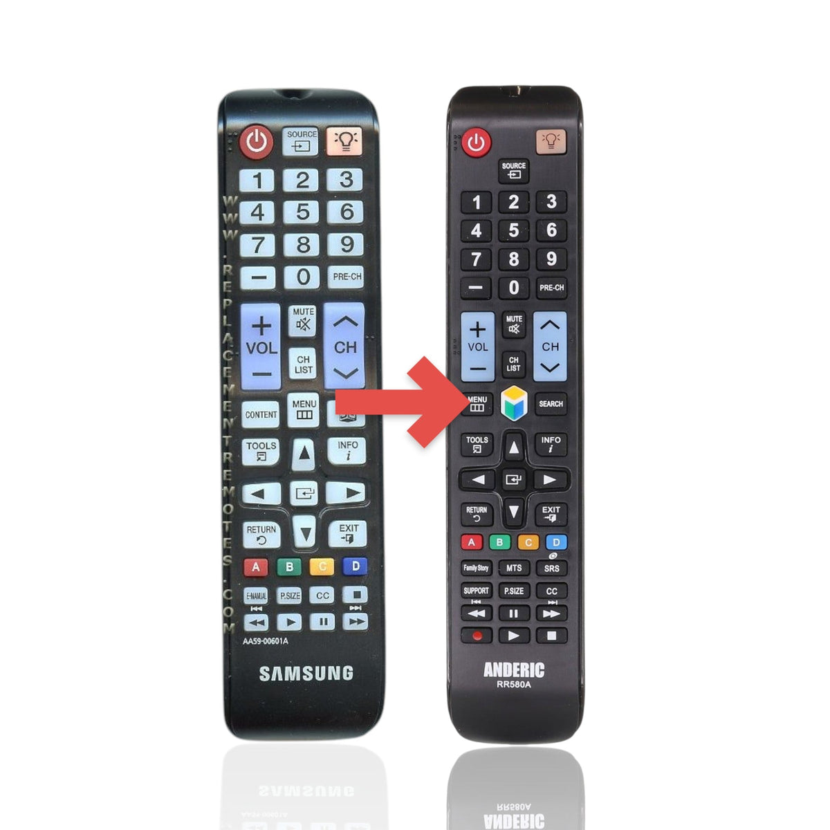 Samsung AA59-00601A TV Remote Control - AA5900601A