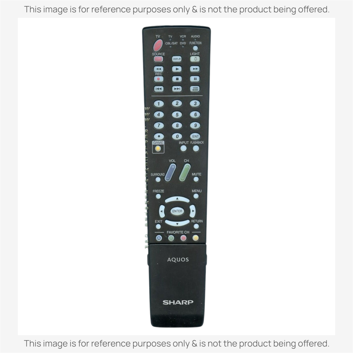 Sharp GA551WJSA TV Remote Control