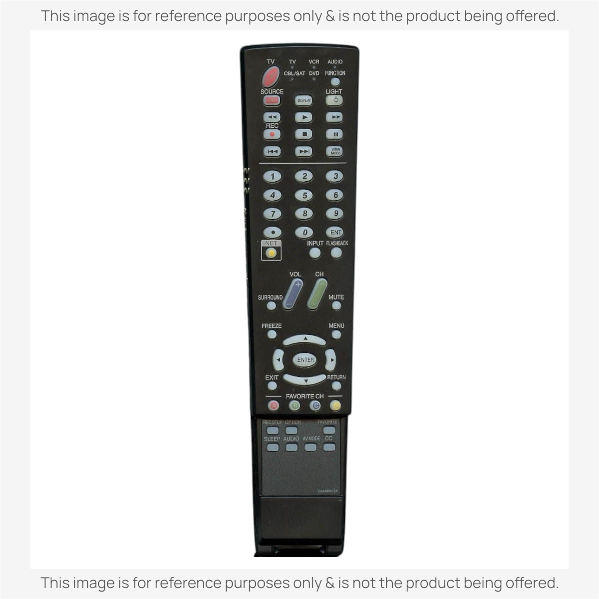 Sharp GA648WJSA Aquos TV Remote Control