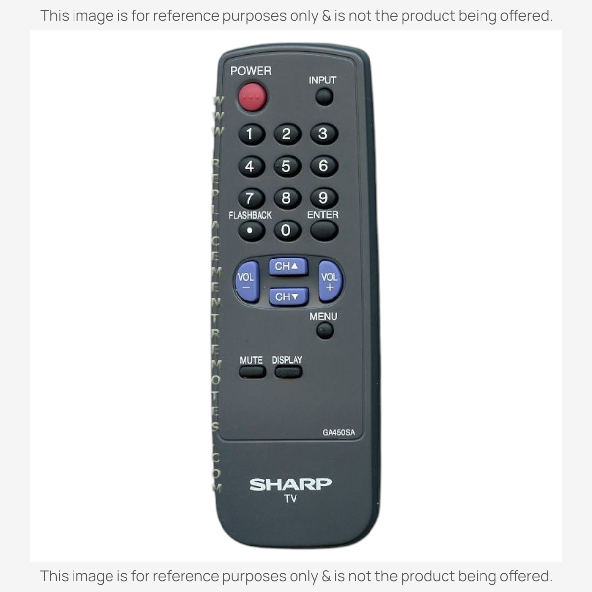 Sharp GA450SA TV Remote Control