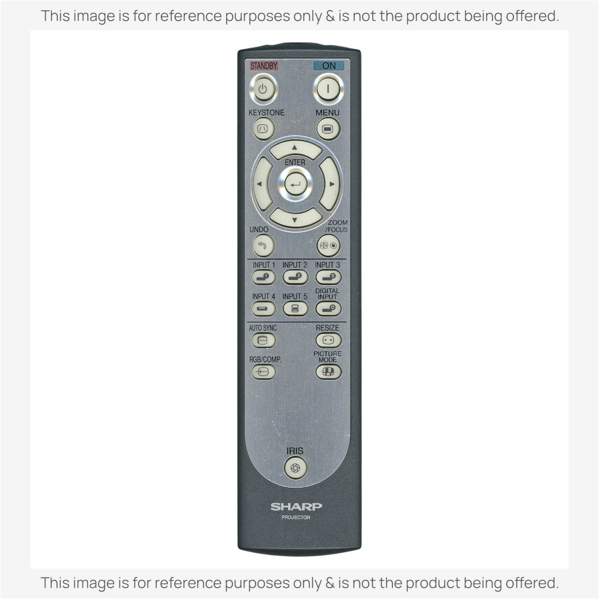 Sharp RRMCGA334WJSA Projector Remote Control