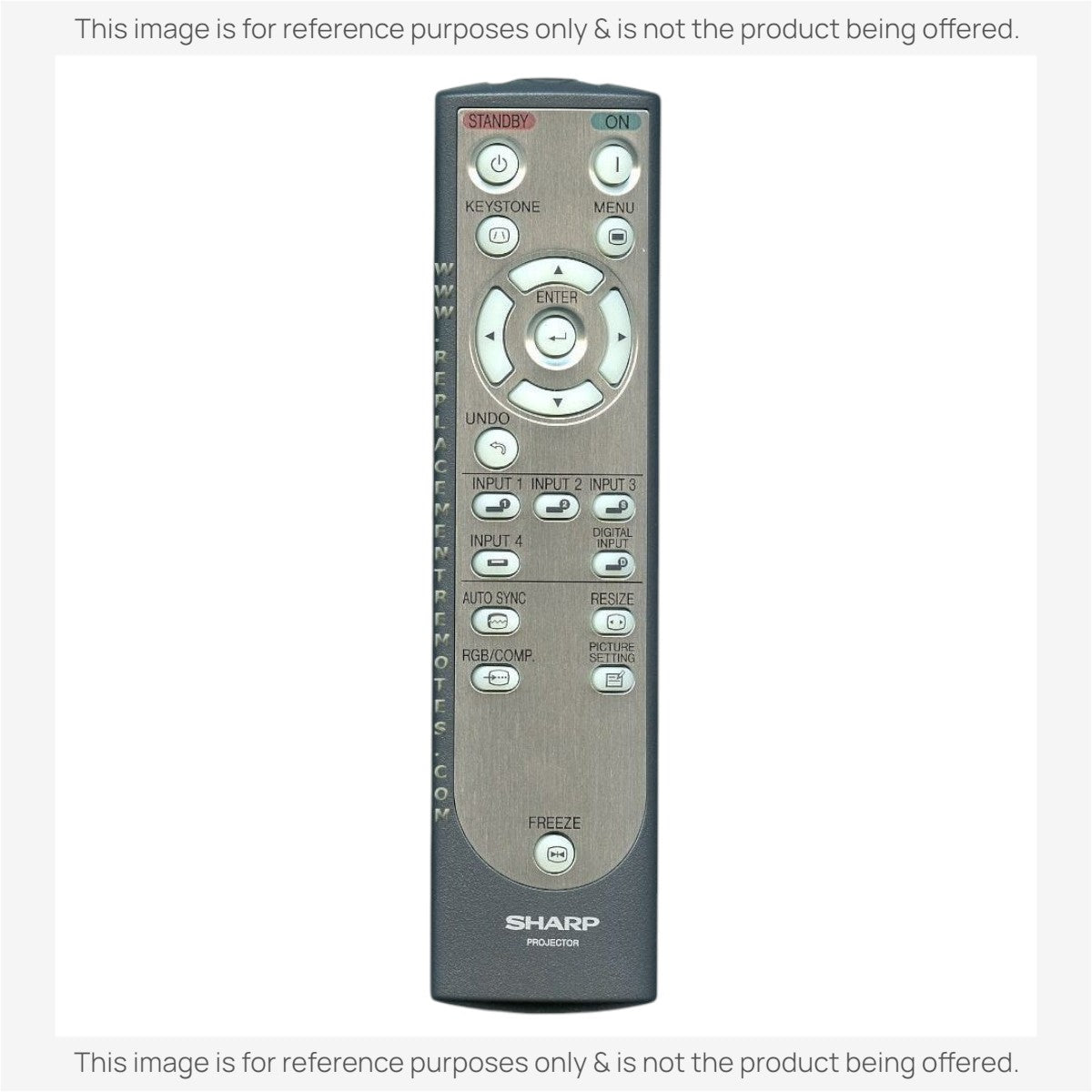 Sharp RRMCGA218WJSA Projector Remote Control