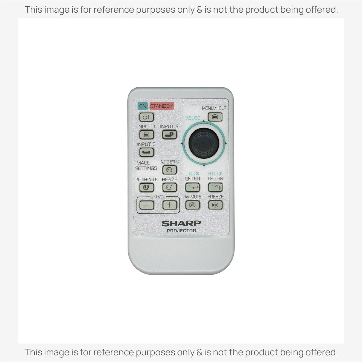Sharp RRMCGA256WJSA Projector Remote Control