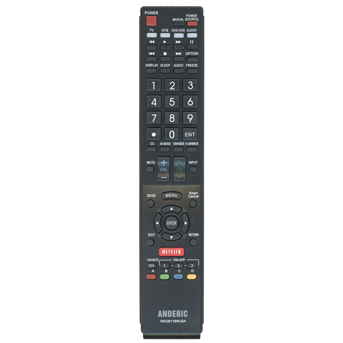 Sharp GA603WJSA TV Remote Control