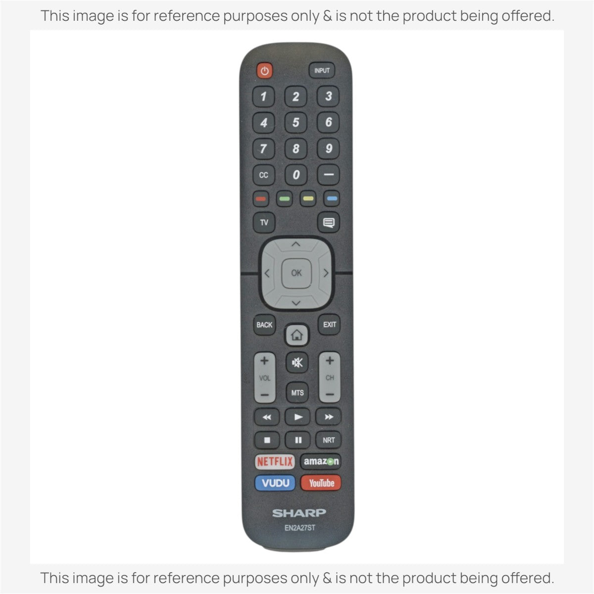 Sharp EN2A27ST TV Remote Control