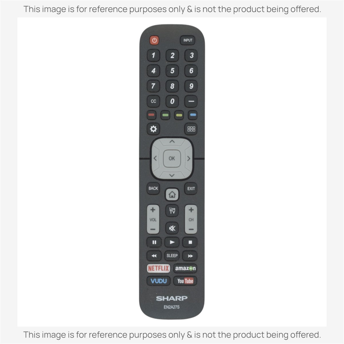 Sharp EN2A27S TV Remote Control