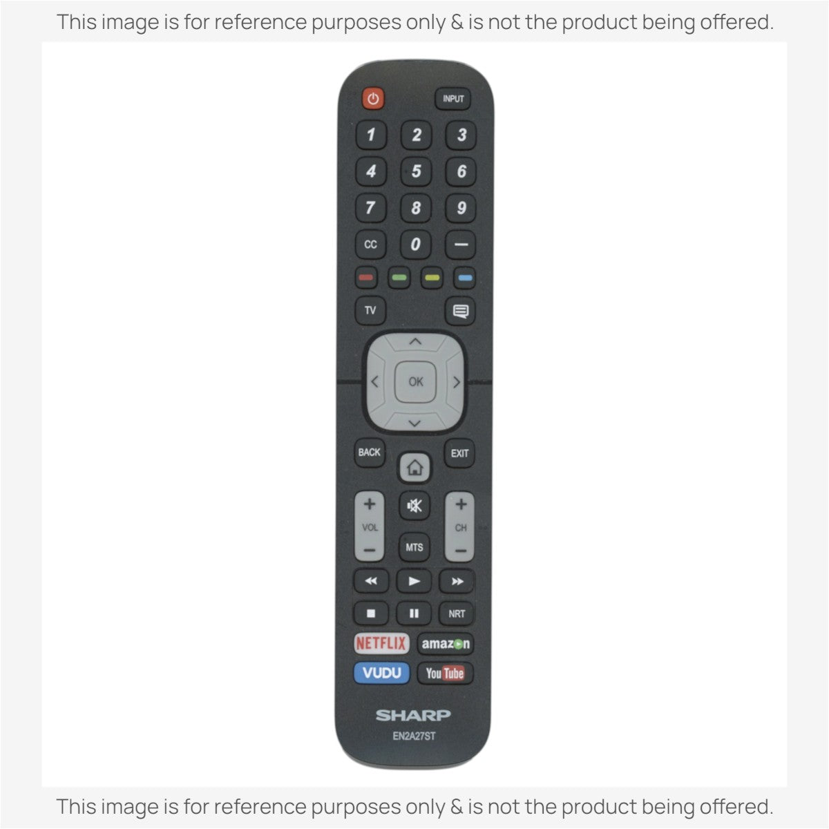 Sharp EN2A27ST TV Remote Control