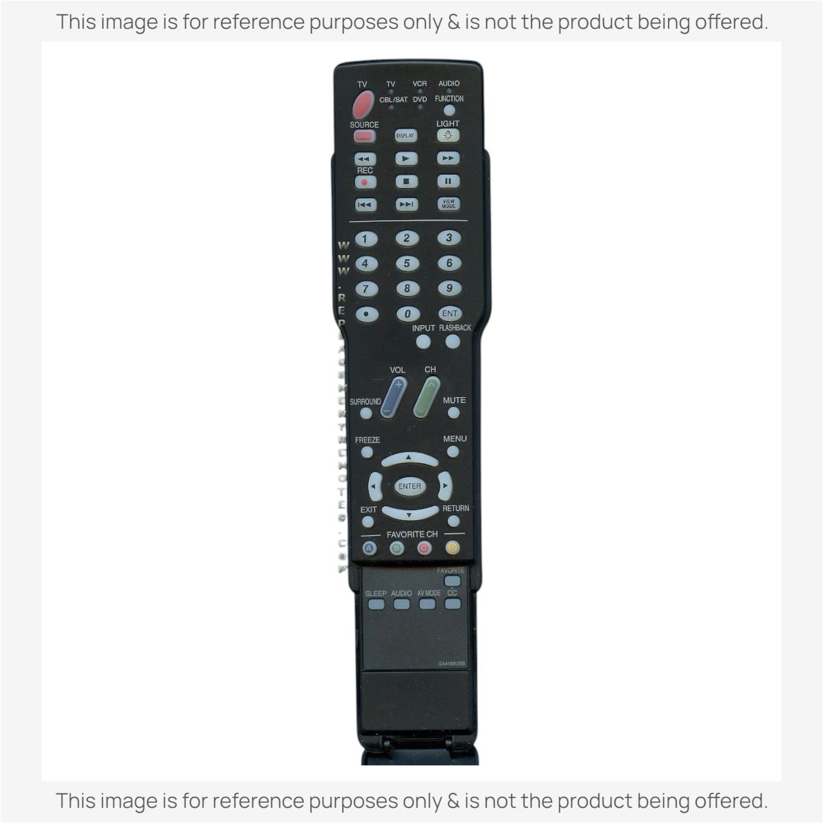 Sharp GA416WJSB TV Remote Control