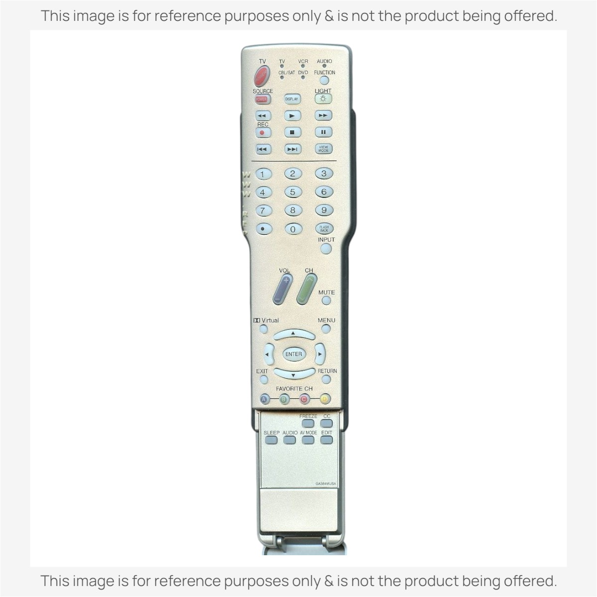 Sharp GA384WJSA TV Remote Control