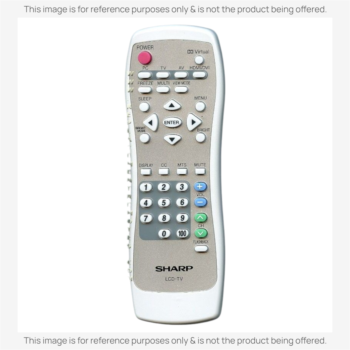 Sharp 0LTLP30042003 TV Remote Control