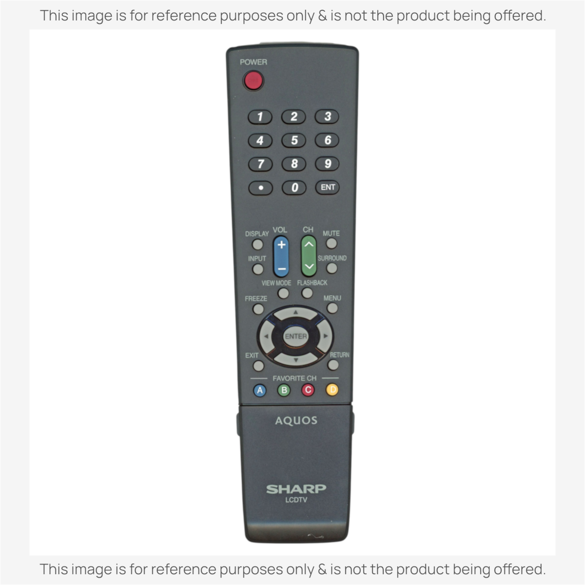 Sharp GA549WJSA TV Remote Control