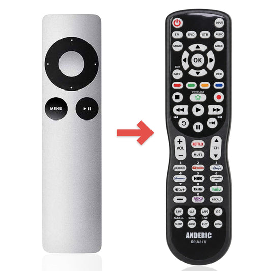 Anderic Substitute for Apple MC377LL/A Streaming Remote Control [RRU401-2692]