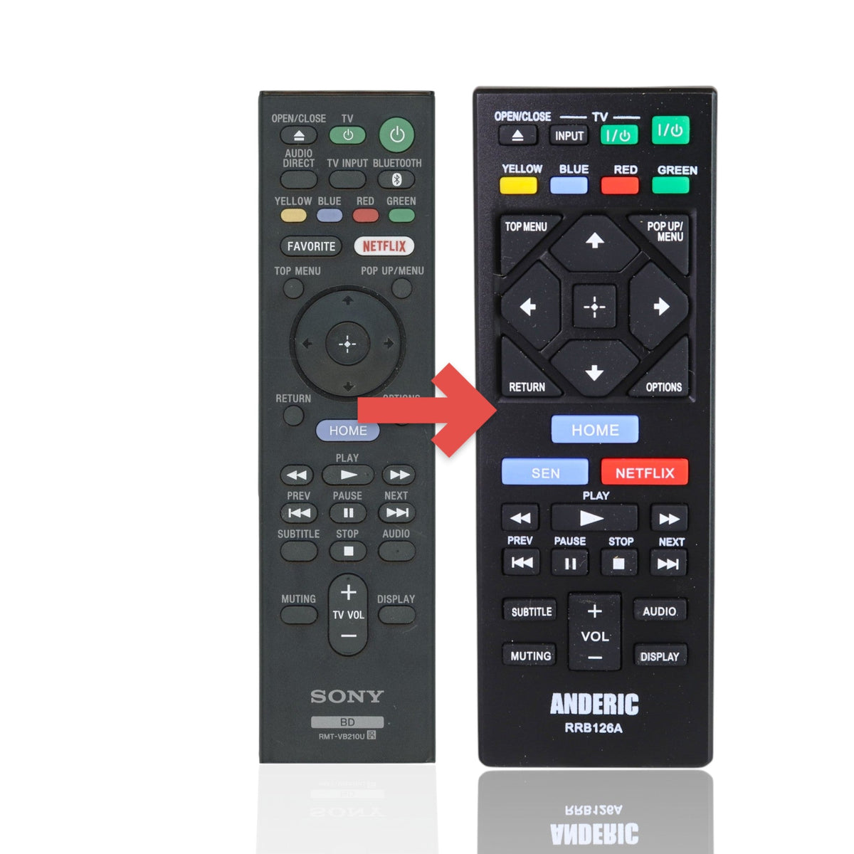 Sony RMT-VB210U Blu-ray Disc Home Theater Remote Control - 1-493-167-11
