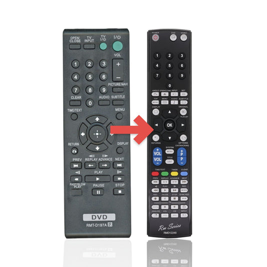 Anderic Substitute For Sony RMTD197A DVD Remote Control [RMC12249]