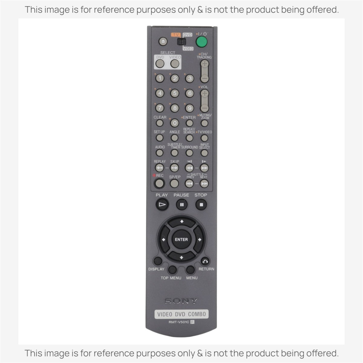 Sony RMT-V501C DVD/VCR Combo recorder Remote Control - 988506120 - RMTV501C