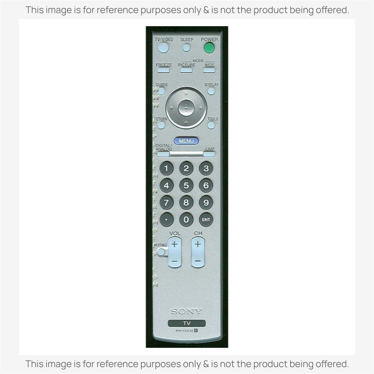 Sony RM-YD012 TV Remote Control - RMYD012