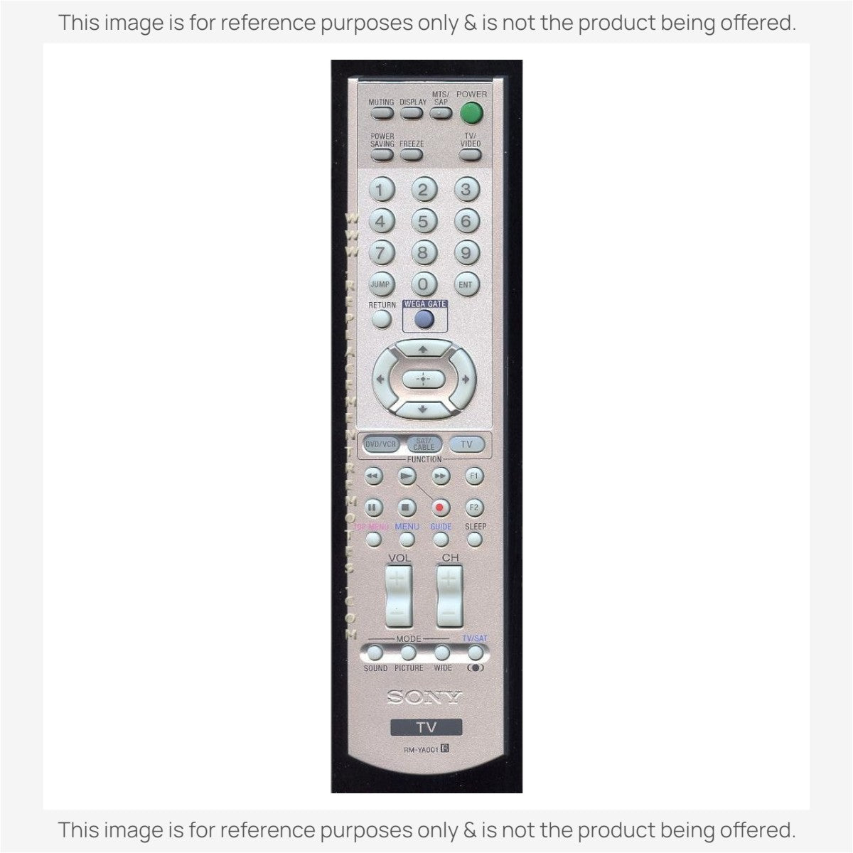 Sony RM-YA001 TV Remote Control - RMYA001