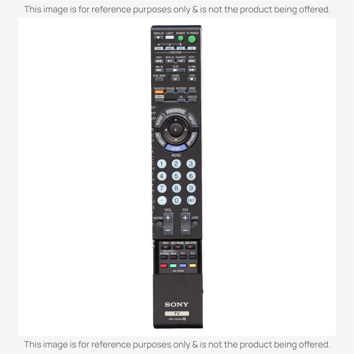Sony RM-YD024 TV Remote Control - RMYD024