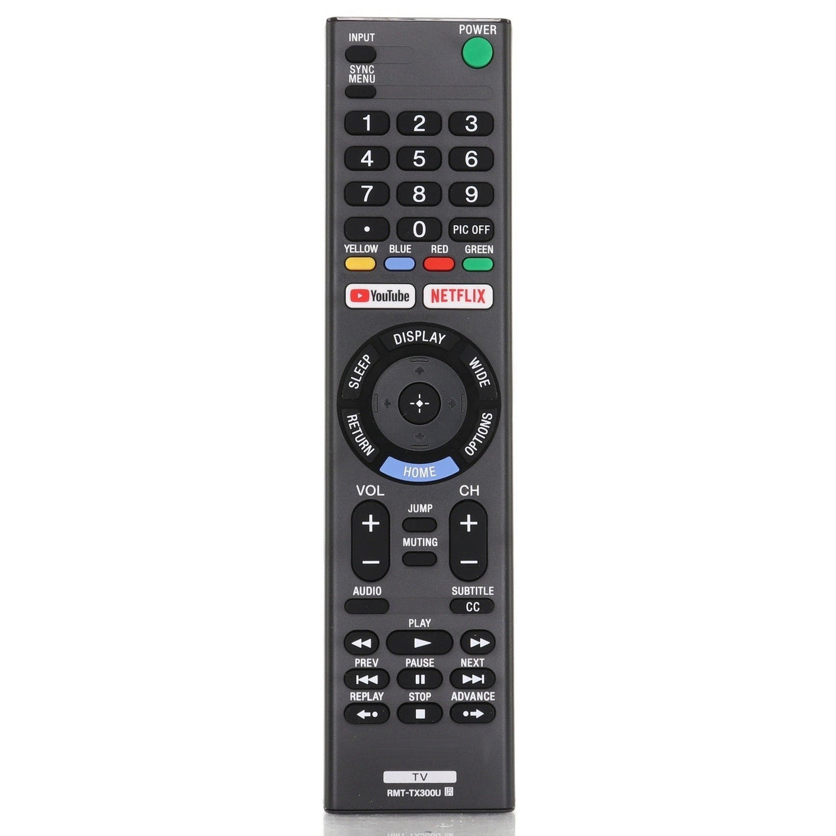 Sony RMT-TX100U Smart TV Remote Control | IR Only - 1-492-978-21