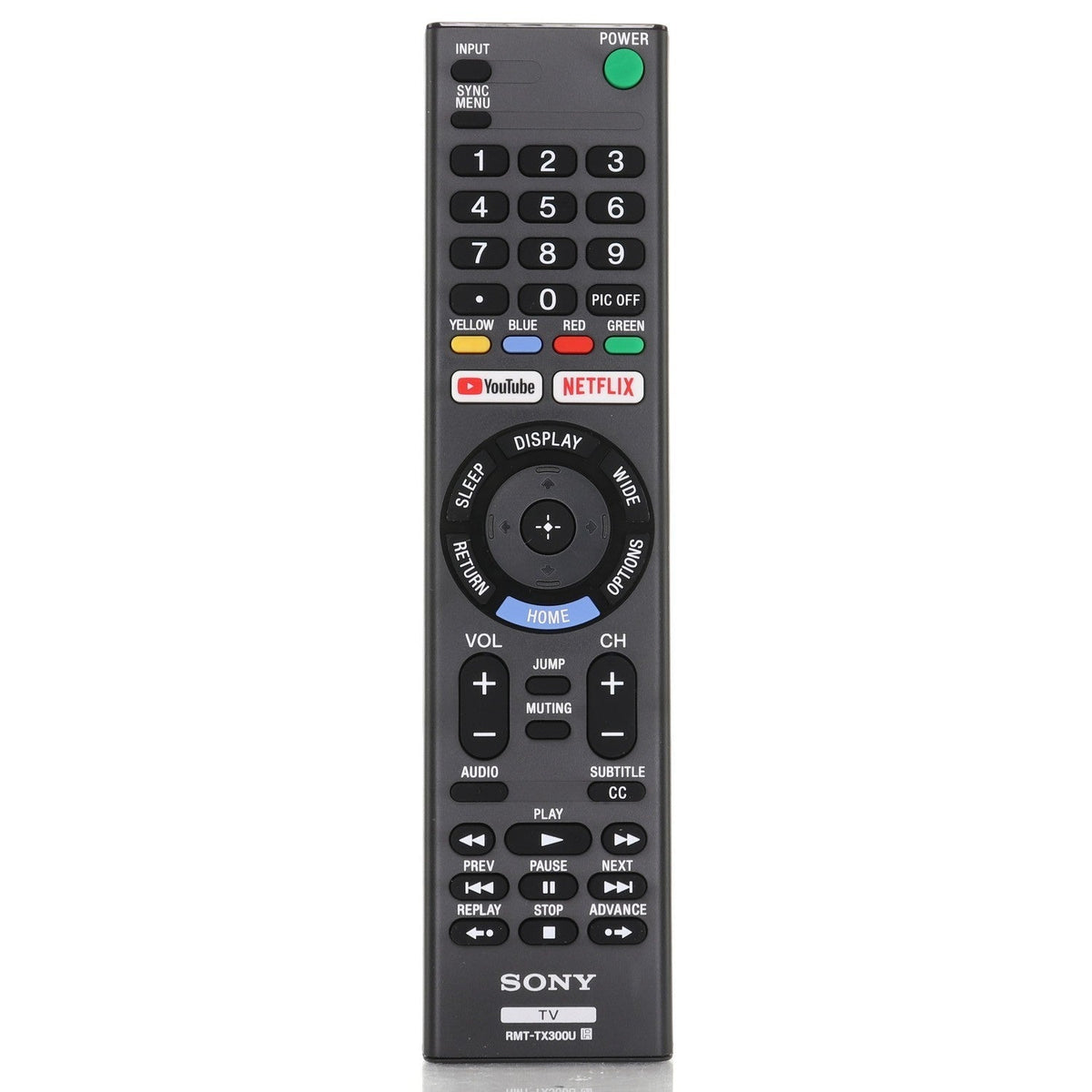 Sony RMT-TX100U Smart TV Remote Control | IR Only - 1-492-978-21