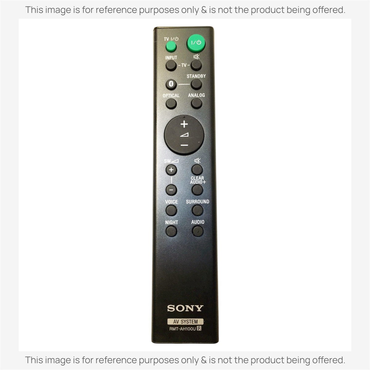 Sony RMT-AH100U Sound Bar Remote Control - RMTAH100U