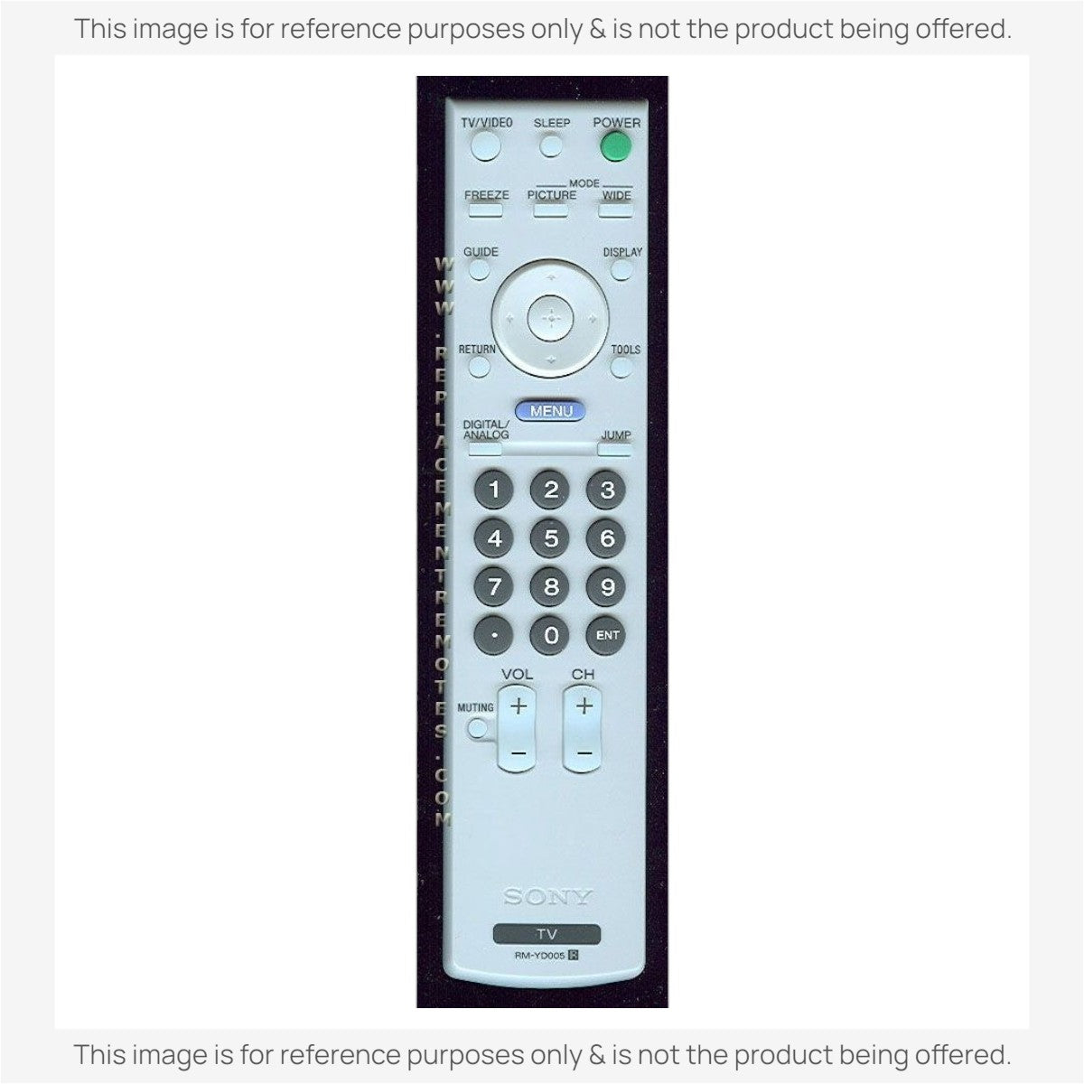 Sony RM-YD005 TV Remote Control - RMYD005