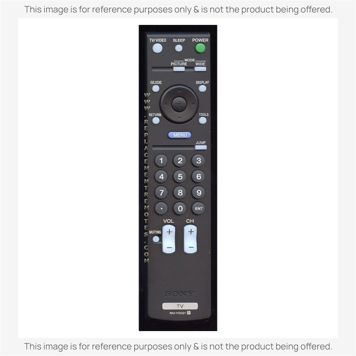 Sony RM-YD021 TV Remote Control - RMYD021