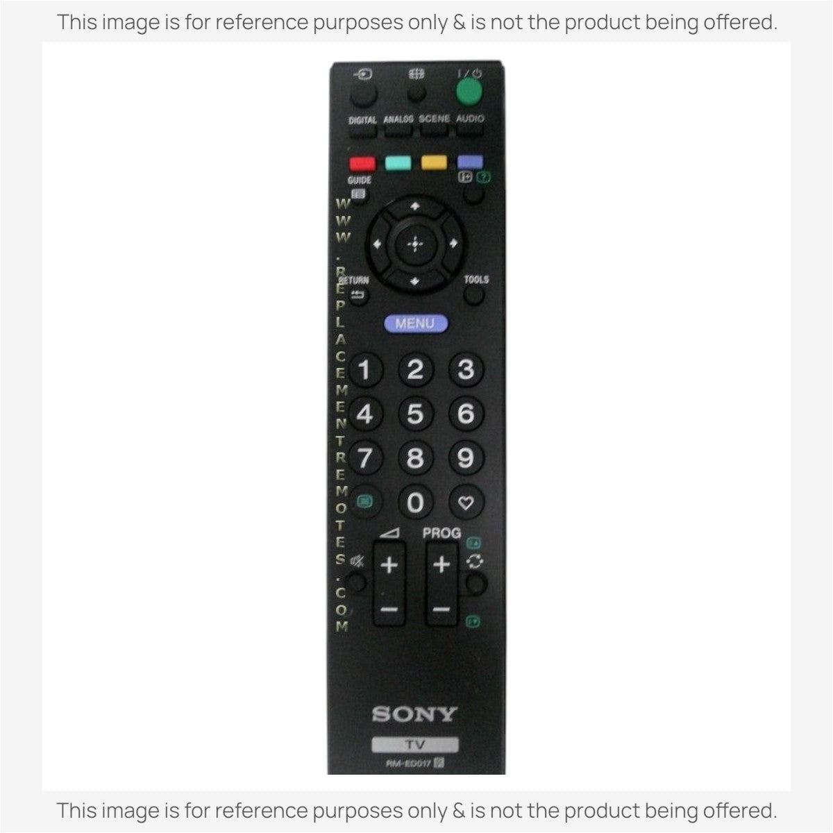 Sony RM-ED017 TV Remote Control - RMED017