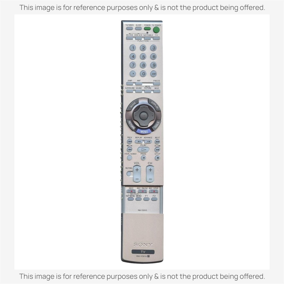Sony RM-YD010 TV Remote Control - RMYD010