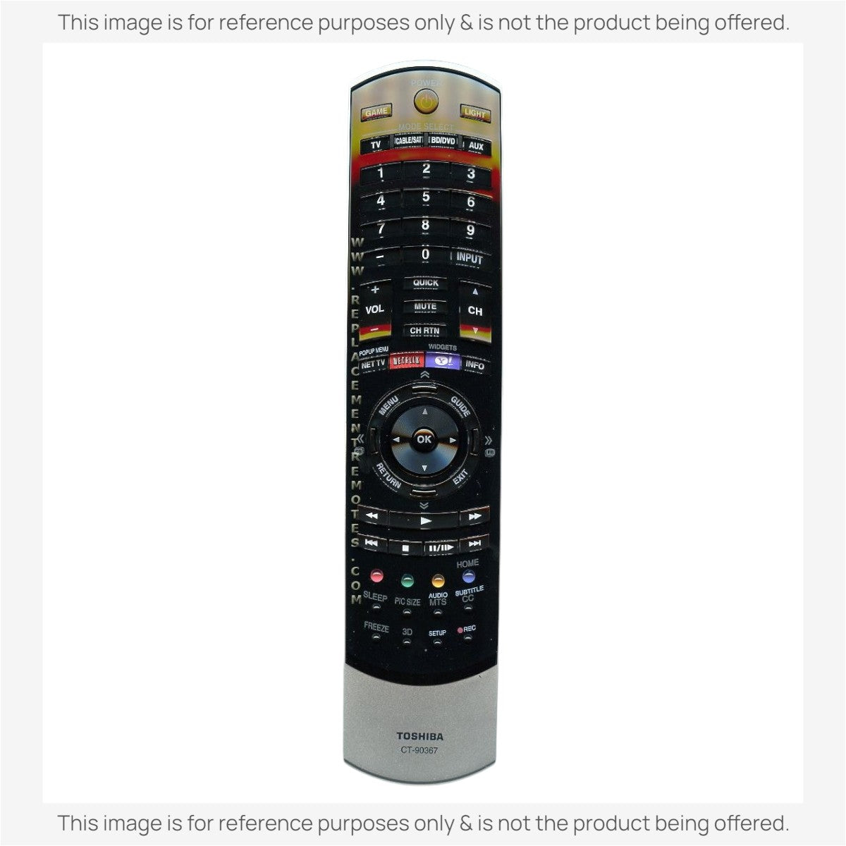 Toshiba CT90367 TV Remote Control