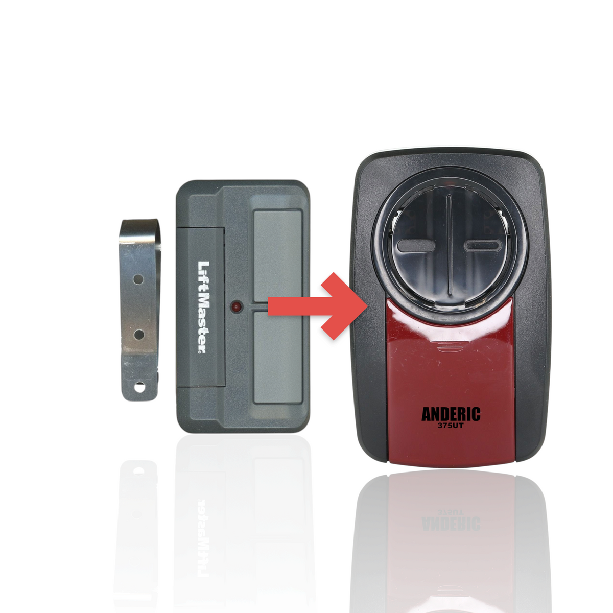 LiftMaster 892LT Two Button Rolling Code Garage Door Opener Remote Control