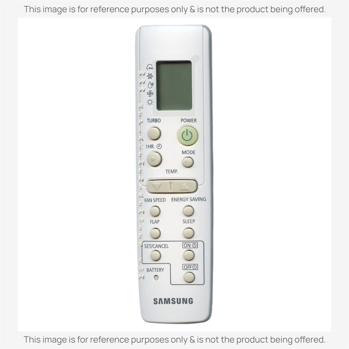 Samsung DB93-03012B Air Conditioner Remote Control - DB9303012B