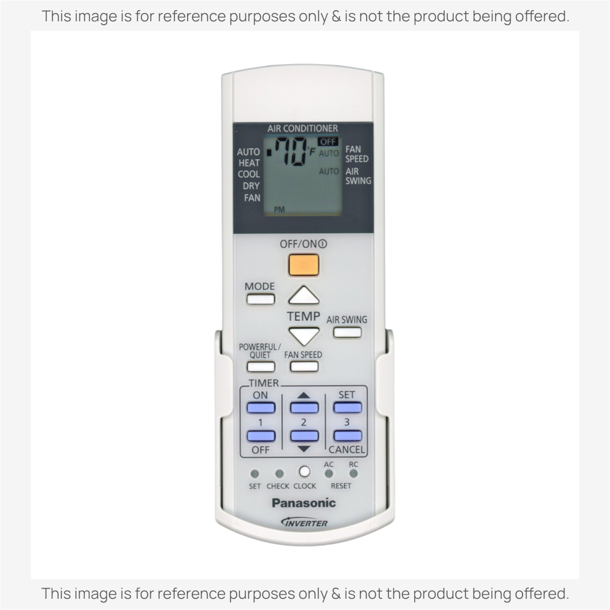 Panasonic A75C4643 Air Conditioner Remote Control
