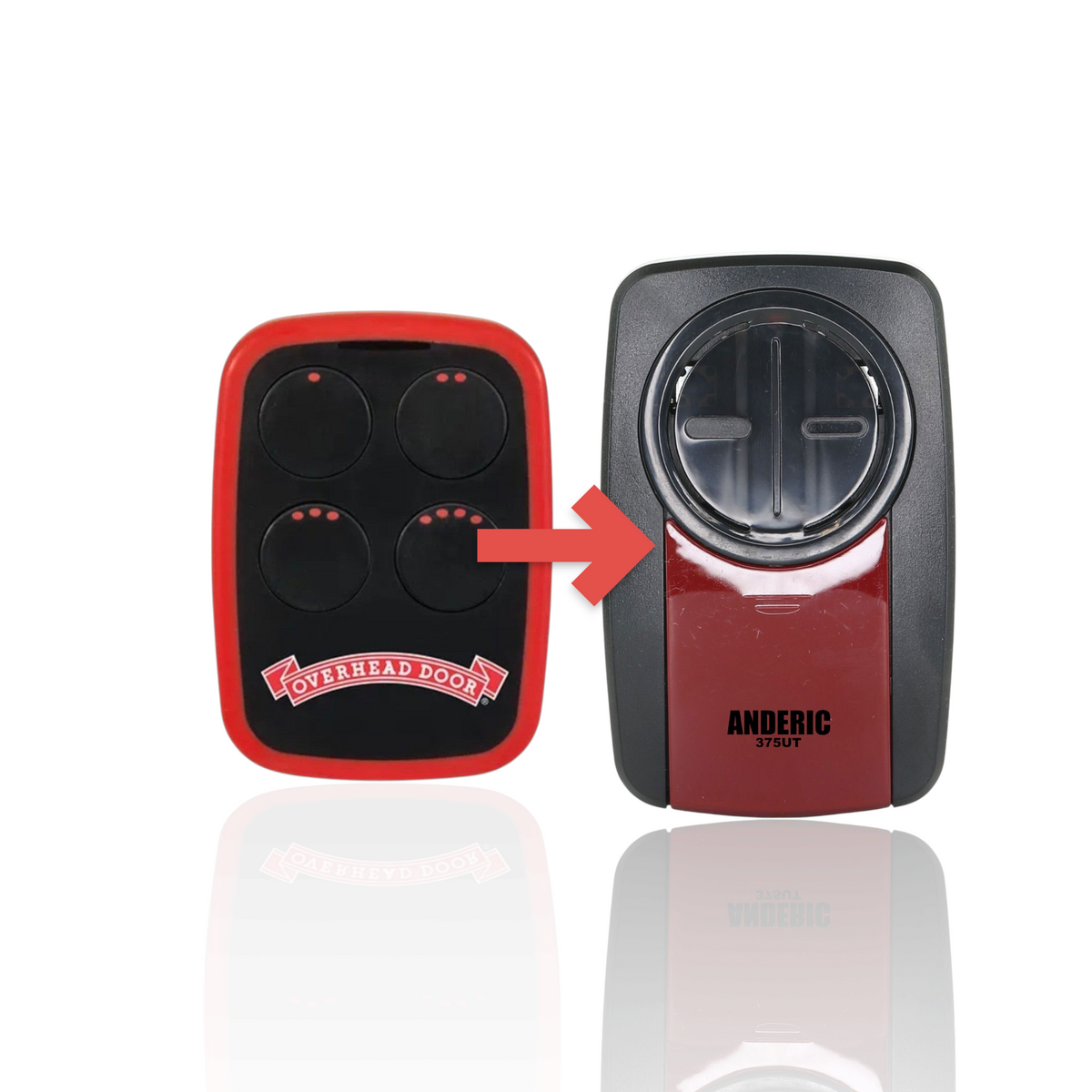 Overhead Door OU4T 4-Button Universal Garage Door Opener Remote Control