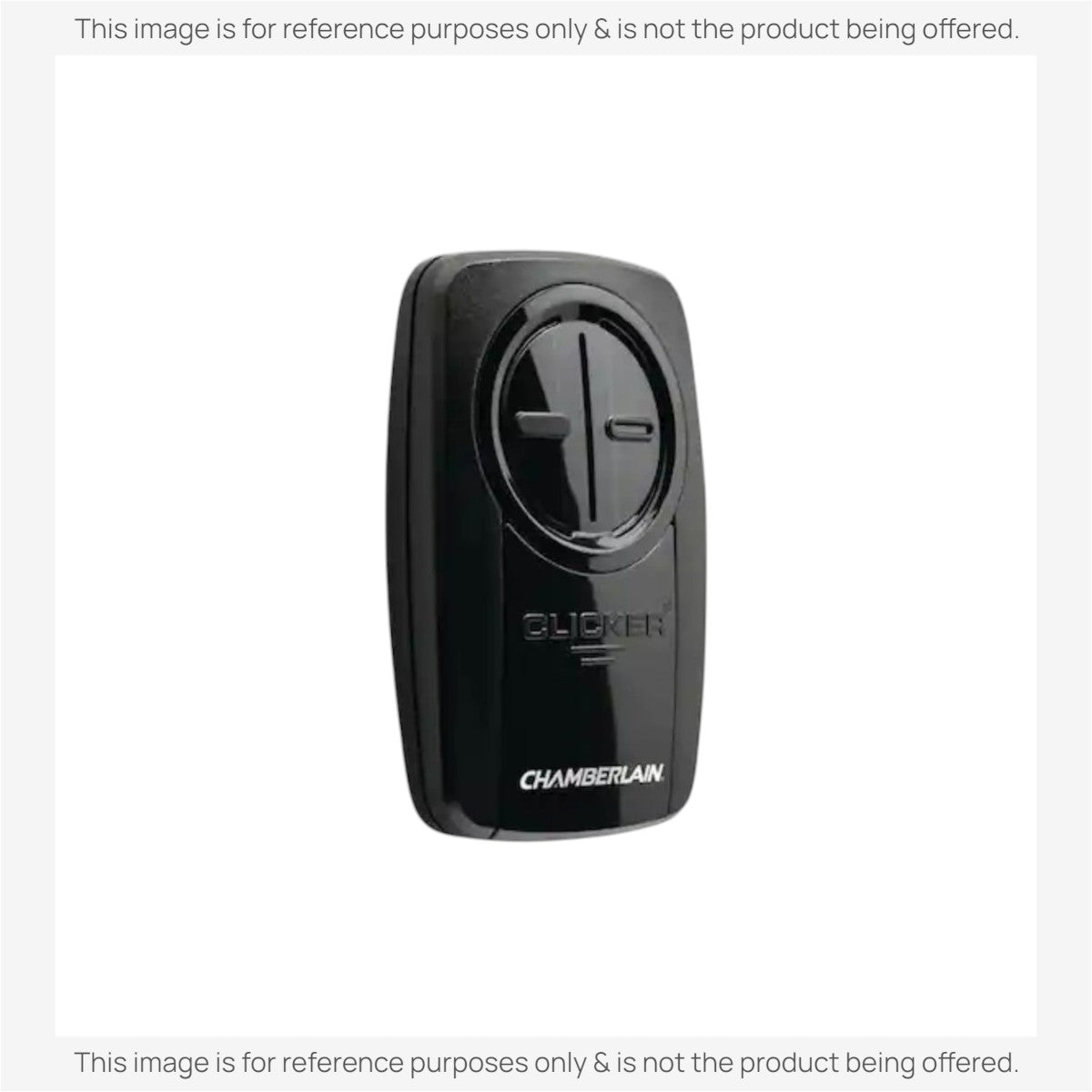 Chamberlain KLIK5U-BK2 Universal Clicker with Learn button Garage Door Opener Remote Control