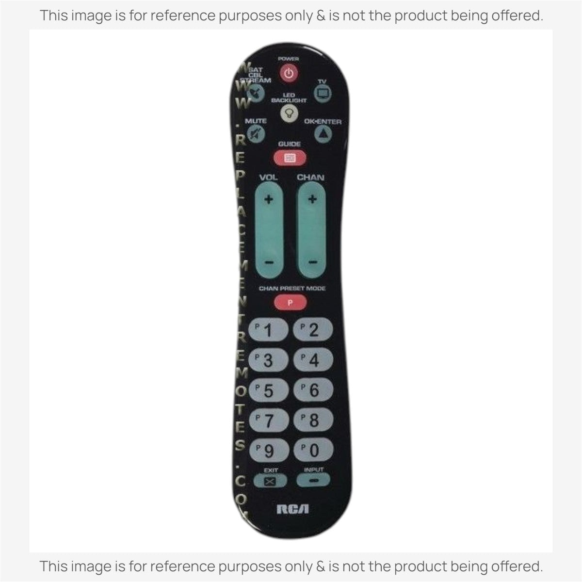 RCA RCRPS02GR 1-Device Universal Remote Control