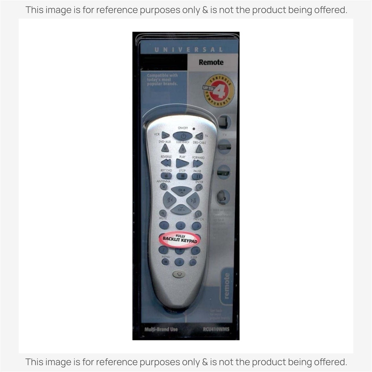 RCA RCU410WMS 4-Device Universal Remote Control